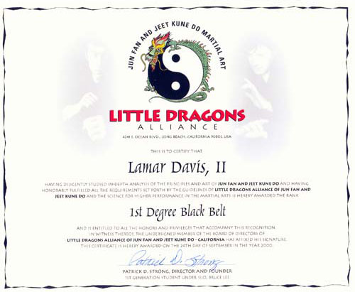 Jeet Kune Do Certification: Patrick Strong